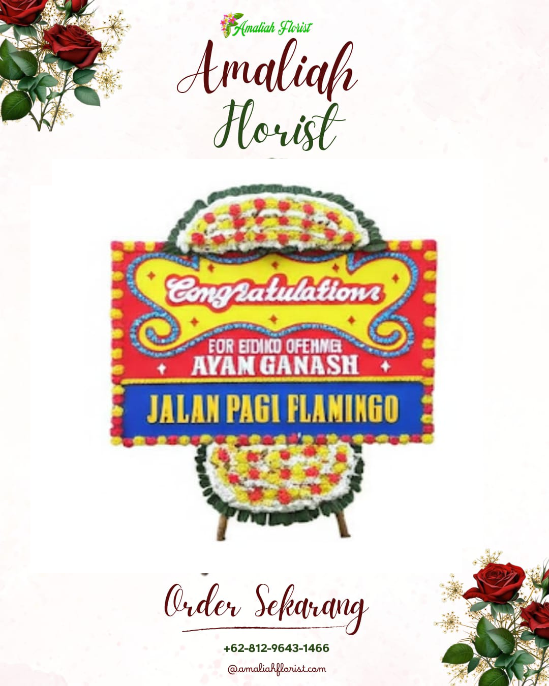Sewa Papan Bunga Punung